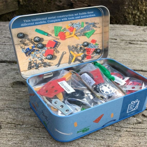 Mini Mechanic Construction Set Gift in a Tin