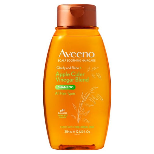 Aveeno Scalp Soothing Clarify & Shine Apple Cider Vinegar Shampoo 354ml