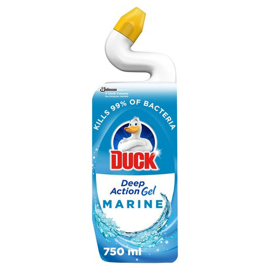 Duck Deep Action Gel Toilet Liquid Cleaner Marine 750ml