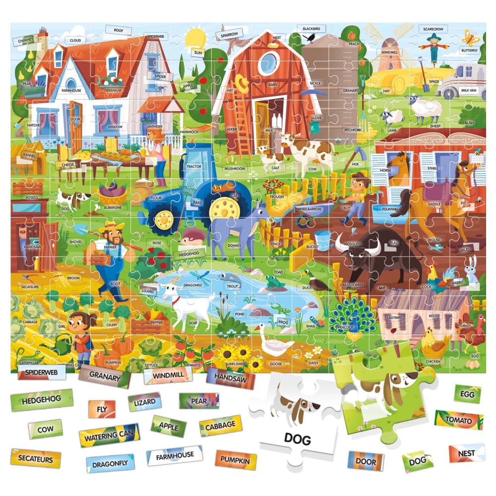 Easy English 100 Words Farm